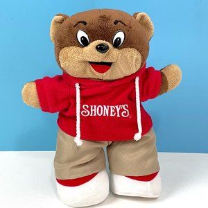 Shoney's Restaurant Shoney Teddy Bear Advertisement 12" Plush Stuffed Animal Toy